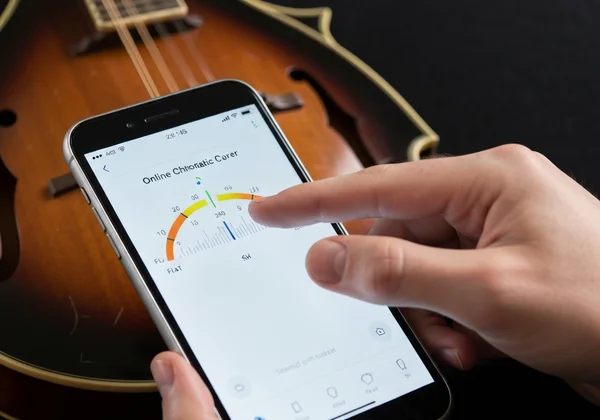 Online tuner interface showing tuning steps