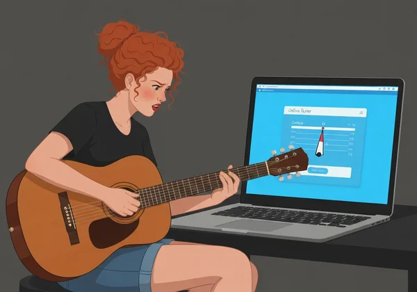 Musician frustrated by an online tuner not working